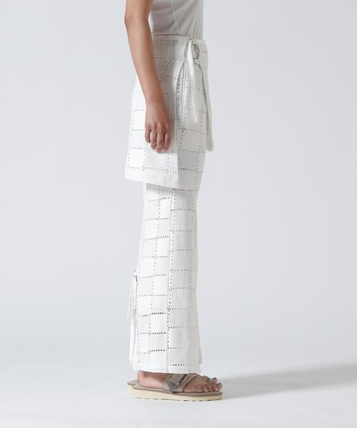 AULA AILA（アウラアイラ）の「AULA AILA/アウラアイラ/SQUARE LACE PANTS SET（その他パンツ・レディース・ホワイト/ブラック・0）」の17枚目の写真