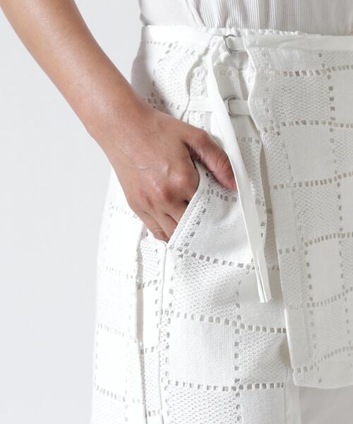 AULA AILA（アウラアイラ）の「AULA AILA/アウラアイラ/SQUARE LACE PANTS SET（その他パンツ・レディース・ホワイト/ブラック・0）」の19枚目の写真