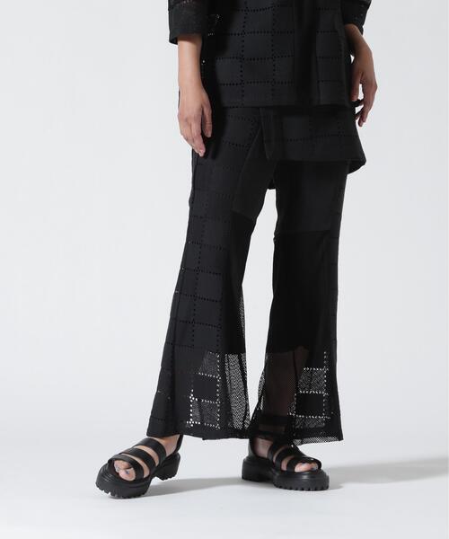 AULA AILA（アウラアイラ）の「AULA AILA/アウラアイラ/SQUARE LACE PANTS SET（その他パンツ・レディース・ホワイト/ブラック・0）」の2枚目の写真