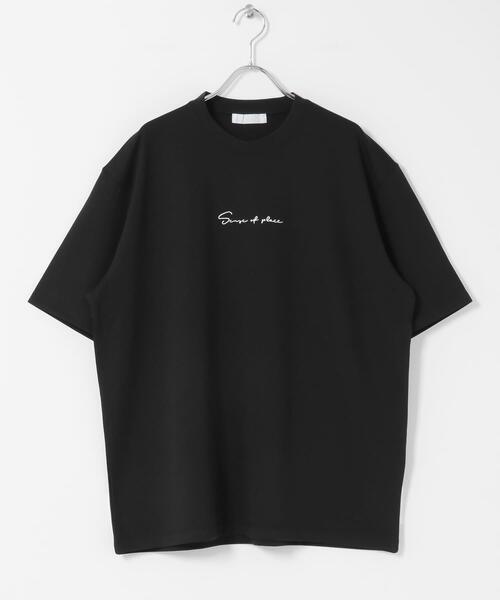 SENSE OF PLACE by URBAN RESEARCH(センスオブプレイスバイアーバンリサーチ)の「『一部WEB限定カラー』シシュウポンチショートスリーブTシャツ(Tシャツ/カットソー・メンズ・ホワイト/ブラック/ライトベージュ/チャコールグレー/ブラウン/ライトブルー・MEDIUM/LARGE)」の22枚目の写真