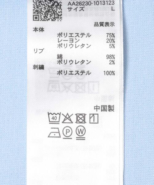 SENSE OF PLACE by URBAN RESEARCH（センスオブプレイスバイアーバンリサーチ）の「『一部WEB限定カラー』シシュウポンチショートスリーブTシャツ（Tシャツ/カットソー・メンズ・ホワイト/ブラック/ライトベージュ/チャコールグレー・MEDIUM/LARGE）」の7枚目の写真