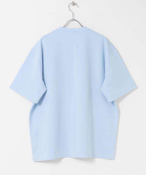 SENSE OF PLACE by URBAN RESEARCH(センスオブプレイスバイアーバンリサーチ)の「『一部WEB限定カラー』シシュウポンチショートスリーブTシャツ(Tシャツ/カットソー・メンズ・ホワイト/ブラック/ライトベージュ/チャコールグレー/ブラウン/ライトブルー・MEDIUM/LARGE)」の12枚目の写真