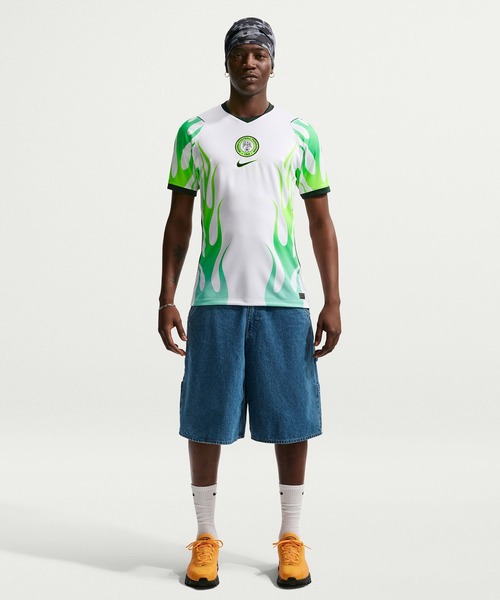 NIKE（ナイキ）の「NIKE NFF M NK Dri-FIT Jersey SS Stadium Away / ナイキ NFF ドライフィット ジャージー SS スタジアム アウェイ【SP】（ジャージ・メンズ・ホワイト・XXL/L/M）」の2枚目の写真