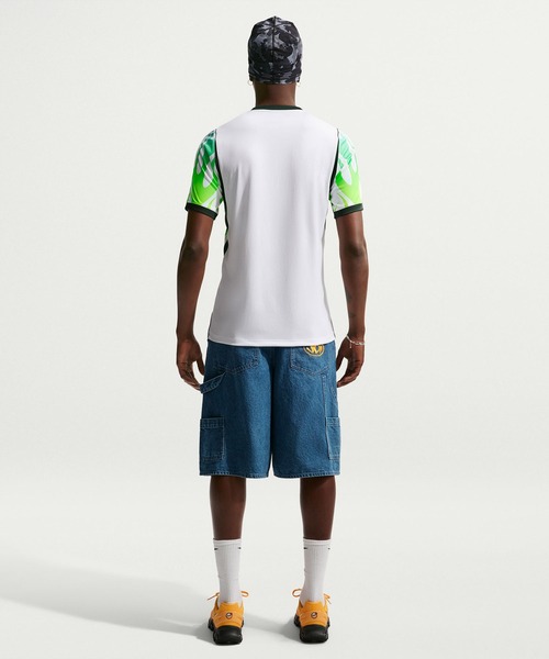 NIKE（ナイキ）の「NIKE NFF M NK Dri-FIT Jersey SS Stadium Away / ナイキ NFF ドライフィット ジャージー SS スタジアム アウェイ【SP】（ジャージ・メンズ・ホワイト・XXL/L/M）」の9枚目の写真