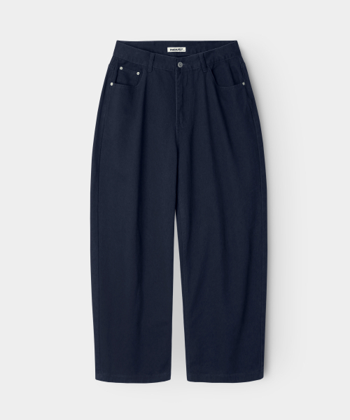 INDUST(インダスト)の「バレルフィットカーブドワイドパンツ_チャコール(その他パンツ・レディース・チャコール・1(S)/2(M)/3(L))」の6枚目の写真
