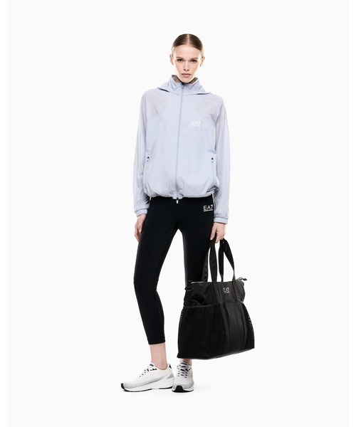 EMPORIO ARMANI EA7（エンポリオアルマーニイーエーセブン）の「【エンポリオ アルマーニ EA7】Dynamic Athlete フルジップジャケット VENTUS7テクニカルファブリック（ナイロンジャケット・レディース・ブルー系・MEDIUM/SMALL/X-SMALL）」の4枚目の写真