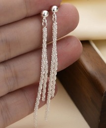 YU-KA:フリンジピアス Fringe earrings