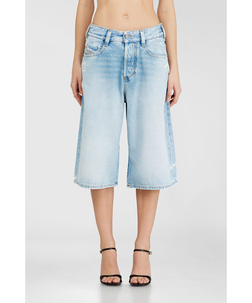 DIESEL(ディーゼル)の「メンズ デニムショートパンツ D-ENIM-M-SHORT(デニムパンツ・メンズ・ライトインディゴブルー・30inch/28inch/32inch)」の6枚目の写真