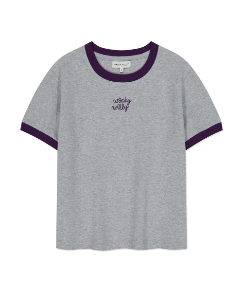 Wacky WiLLy(ワッキーウィリー)の「ウィメンズロゴリンガークロップ半袖Tシャツグレー(Tシャツ/カットソー・レディース・その他・SMALL/MEDIUM)」の2枚目の写真