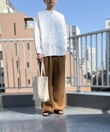 CrawLey edge（クローリーエッジ）の「【CrawLey edge/  クローリーエッジ】Olympic Cotton Band Collar Shirt/ オリンピック コットン バンドカラー シャツ（シャツ/ブラウス）」