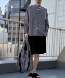 CrawLey edge（クローリーエッジ）の「【CrawLey edge/  クローリーエッジ】Olympic Cotton Band Collar Shirt/ オリンピック コットン バンドカラー シャツ（シャツ/ブラウス）」