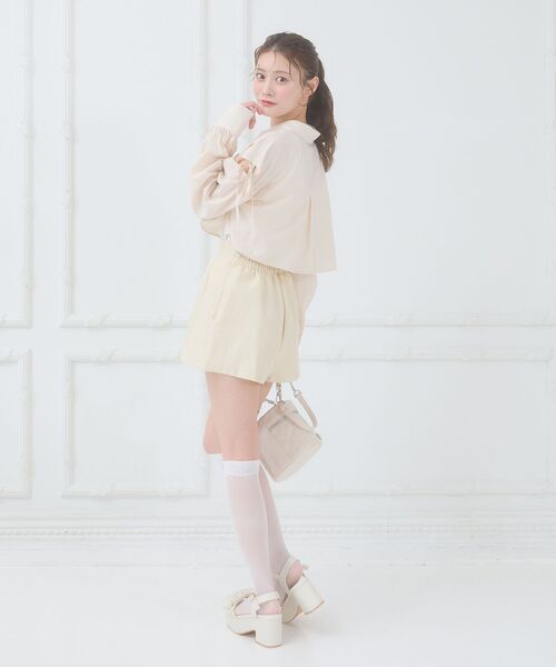 MAJESTIC LEGON（マジェスティックレゴン）の「キラキラオープンショルダーシャツ（シャツ/ブラウス・レディース・アイボリー/ピンク/イエロー/ブルー・MEDIUM）」の14枚目の写真