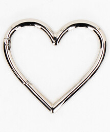 BASICKS（ベイシックス）の「BASICKS/ベイシックス Heart Carbiner / S-1101 / ハート カラビナ シルバー（キーケース/キーアクセサリー）」