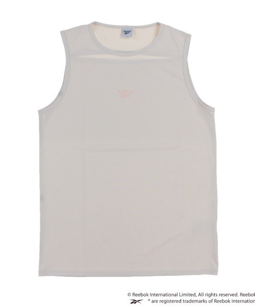 Reebok（リーボック）の「【別注】リーボック  REEBOK VENT TEE 限定コラボ（タンクトップ・レディース・チャコールグレー/アイボリー/ピンク・M/L）」の2枚目の写真