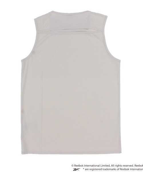 Reebok（リーボック）の「【別注】リーボック  REEBOK VENT TEE 限定コラボ（タンクトップ・レディース・チャコールグレー/アイボリー/ピンク・M/L）」の6枚目の写真