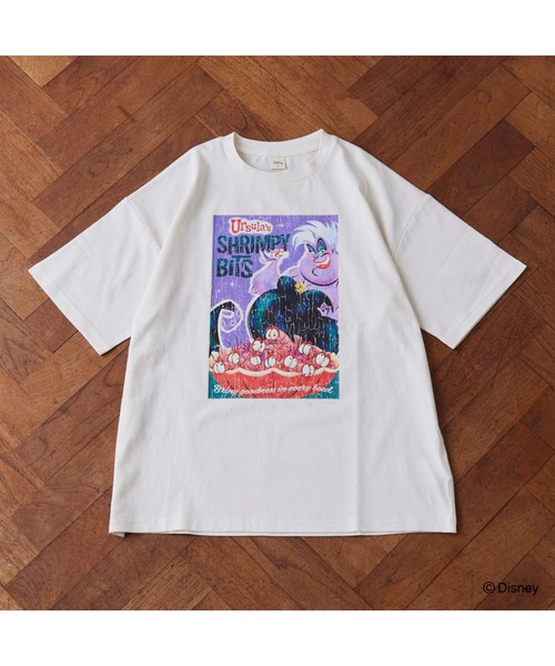 Fluffy BROTHERS(フラッフィーブラザーズ)の「【Disney】プリントTシャツ(Tシャツ/カットソー・メンズ・オフホワイト/チャコールグレー・M)」の18枚目の写真
