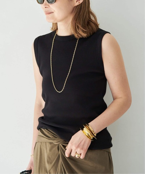 Deuxieme Classe（ドゥーズィエムクラス）の「* Dignity sleeveless（Tシャツ/カットソー・レディース・ブラック/ライトグリーン/ベージュ系その他/ブラウン/ホワイト・FREE）」の11枚目の写真