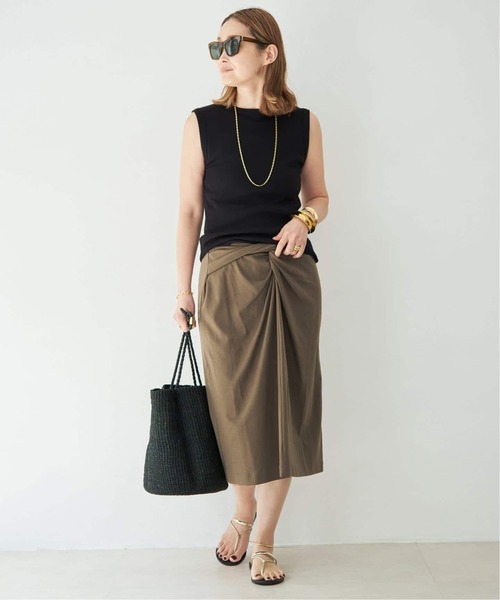 Deuxieme Classe（ドゥーズィエムクラス）の「* Dignity sleeveless（Tシャツ/カットソー・レディース・ブラック/ライトグリーン/ベージュ系その他/ブラウン/ホワイト・FREE）」の13枚目の写真