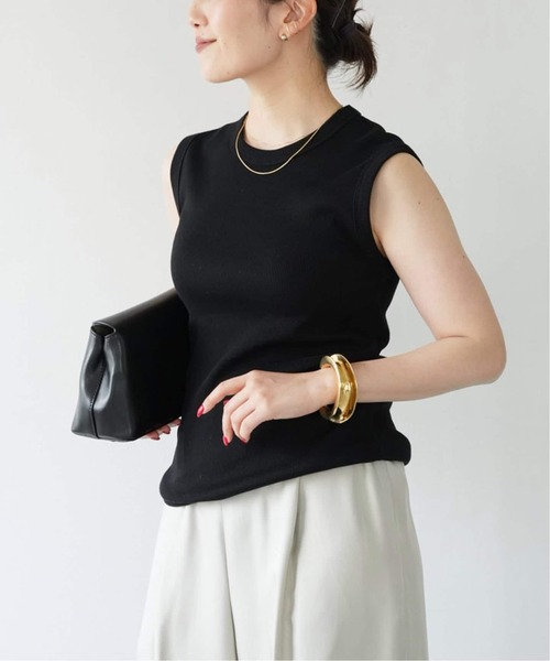 Deuxieme Classe（ドゥーズィエムクラス）の「* Dignity sleeveless（Tシャツ/カットソー・レディース・ブラック/ライトグリーン/ベージュ系その他/ブラウン/ホワイト・FREE）」の16枚目の写真