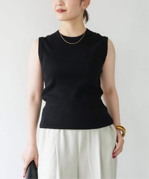 Deuxieme Classe（ドゥーズィエムクラス）の「* Dignity sleeveless（Tシャツ/カットソー・レディース・ブラック/ライトグリーン/ベージュ系その他/ブラウン/ホワイト・FREE）」の17枚目の写真