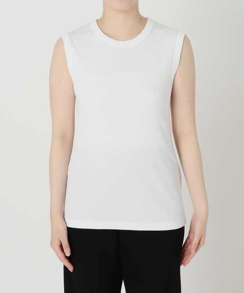 Deuxieme Classe(ドゥーズィエムクラス)の「* Dignity sleeveless(Tシャツ/カットソー・レディース・ブラック/ライトグリーン/ベージュ系その他/ブラウン/ホワイト・FREE)」の12枚目の写真