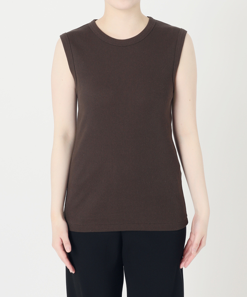 Deuxieme Classe(ドゥーズィエムクラス)の「* Dignity sleeveless(Tシャツ/カットソー・レディース・ブラック/ライトグリーン/ベージュ系その他/ブラウン/ホワイト・FREE)」の14枚目の写真