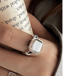 Bifrost（ビフレスト）の「シルバースクエアデザインリング（リング）」