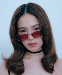 Carmelo（カーメロ）の「Clear Shadow Metal Sunglasses (silver/brown)（サングラス）」