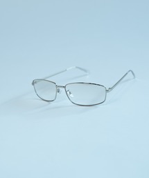 Carmelo | Clear Shadow Metal Sunglasses (silver/brown)(サングラス)