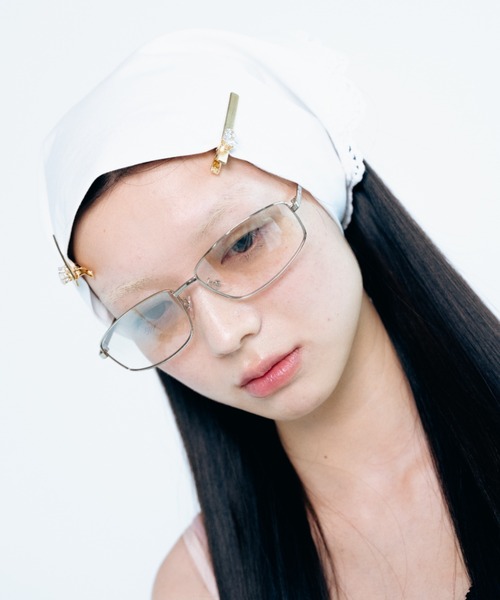 Carmelo（カーメロ）の「Clear Shadow Metal Sunglasses (silver/brown)（サングラス・レディース・シルバー/ブラウン・FREE）」の7枚目の写真