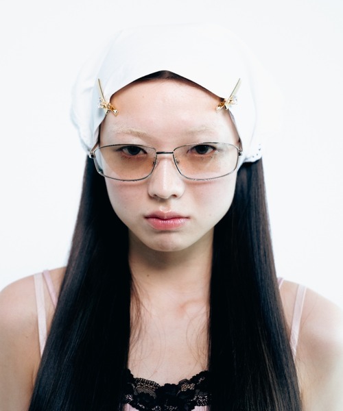 Carmelo（カーメロ）の「Clear Shadow Metal Sunglasses (silver/brown)（サングラス・レディース・シルバー/ブラウン・FREE）」の8枚目の写真