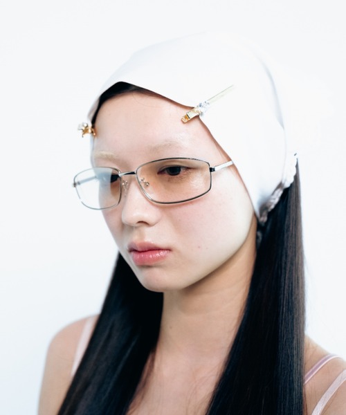 Carmelo（カーメロ）の「Clear Shadow Metal Sunglasses (silver/brown)（サングラス・レディース・シルバー/ブラウン・FREE）」の3枚目の写真