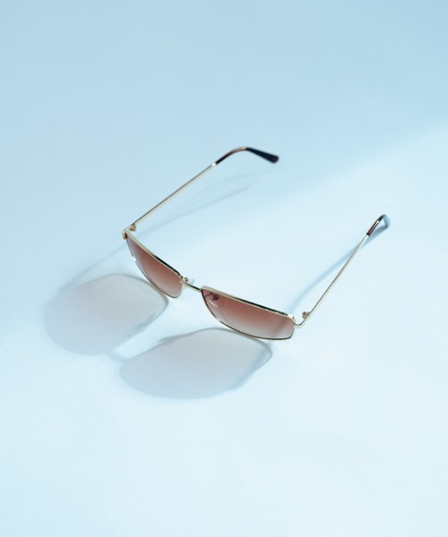 Carmelo（カーメロ）の「Clear Shadow Metal Sunglasses (silver/brown)（サングラス・レディース・シルバー/ブラウン・FREE）」の17枚目の写真