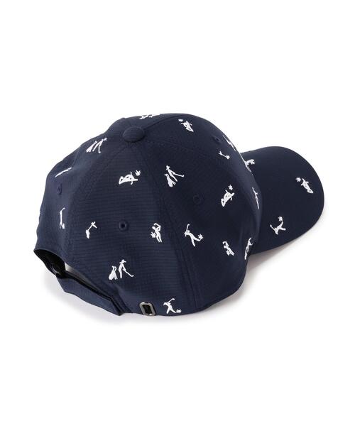 PEARLY GATES(パーリーゲイツ)の「【PEARLY GATES】ゴルフ柄刺繍CAP(キャップ・レディース・グリーン系その他2/ダークインディゴブルー/ホワイト系その他・FREE)」の13枚目の写真