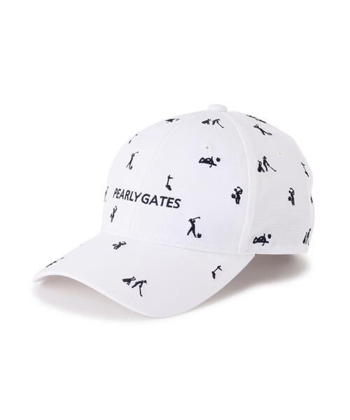 PEARLY GATES(パーリーゲイツ)の「【PEARLY GATES】ゴルフ柄刺繍CAP(キャップ・レディース・グリーン系その他2/ダークインディゴブルー/ホワイト系その他・FREE)」の19枚目の写真