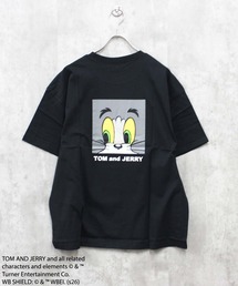TOM&JERRY（トムアンドジェリー）の「【TOM&JERRY/トム＆ジェリー】トムジェリ　オーバーサイズ バックプリント Tシャツ（Tシャツ/カットソー）」