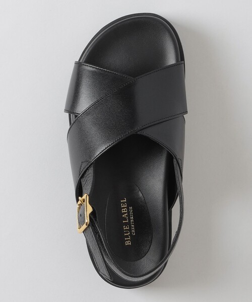 BLUE LABEL CRESTBRIDGE(ブルーレーベルクレストブリッジ)の「クロスベルトサンダル(サンダル・レディース・ブラウン/ブラック・M/S)」の3枚目の写真