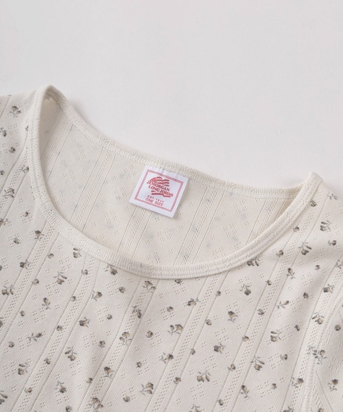 JEMORGAN(ジェーイーモーガン)の「【87】【JEMORGAN/ジェーイーモーガン】花柄 フライス クルーネックTシャツ/レディース/26SUMMER NEW(Tシャツ/カットソー・レディース・ブラック/レッド/ネイビー/ブルー・FREE)」の7枚目の写真