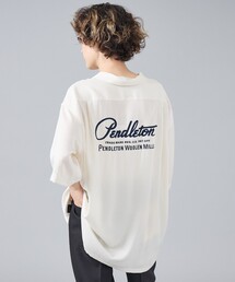 PENDLETON | 【PENDLETON/ペンドルトン】ロゴエンブレム 刺繍 半袖シャツ / ユニセックス(シャツ/ブラウス)