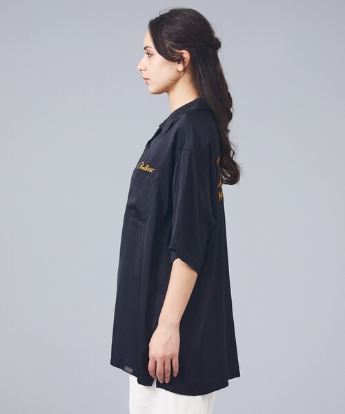 PENDLETON（ペンドルトン）の「【PENDLETON/ペンドルトン】ロゴエンブレム 刺繍 半袖シャツ / ユニセックス（シャツ/ブラウス・メンズ・ブラック/オフホワイト・M/L）」の6枚目の写真