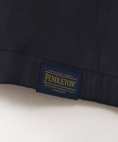 PENDLETON（ペンドルトン）の「【PENDLETON/ペンドルトン】ロゴエンブレム 刺繍 半袖シャツ / ユニセックス（シャツ/ブラウス・メンズ・ブラック/オフホワイト・M/L）」の12枚目の写真