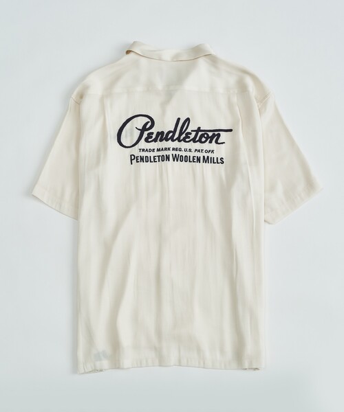 PENDLETON（ペンドルトン）の「【PENDLETON/ペンドルトン】ロゴエンブレム 刺繍 半袖シャツ / ユニセックス（シャツ/ブラウス・メンズ・ブラック/オフホワイト・M/L）」の17枚目の写真