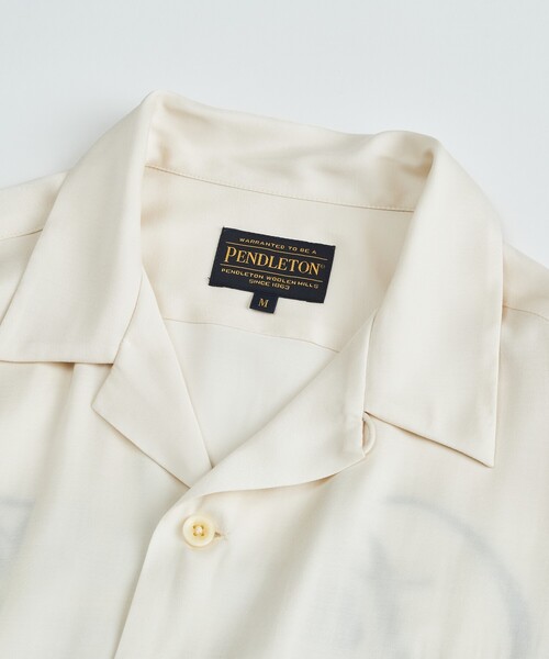 PENDLETON（ペンドルトン）の「【PENDLETON/ペンドルトン】ロゴエンブレム 刺繍 半袖シャツ / ユニセックス（シャツ/ブラウス・メンズ・ブラック/オフホワイト・M/L）」の19枚目の写真