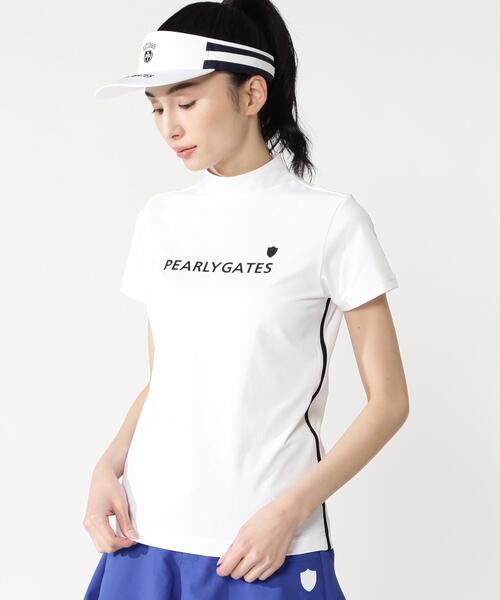 PEARLYGATES メッシュシャツ ホワイト PEARLY GATES】メッシュジャージ（Tシャツ/カットソー）｜PEARLY GATES