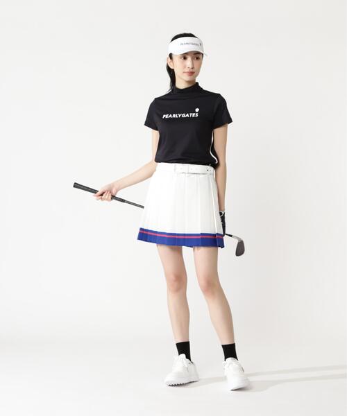 PEARLY GATES(パーリーゲイツ)の「【PEARLY GATES】メッシュジャージ(Tシャツ/カットソー・レディース・ネイビー/ホワイト・MEDIUM/SMALL/LARGE)」の19枚目の写真