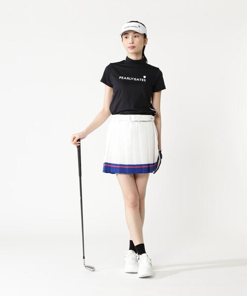 PEARLY GATES(パーリーゲイツ)の「【PEARLY GATES】メッシュジャージ(Tシャツ/カットソー・レディース・ネイビー/ホワイト・MEDIUM/SMALL/LARGE)」の20枚目の写真