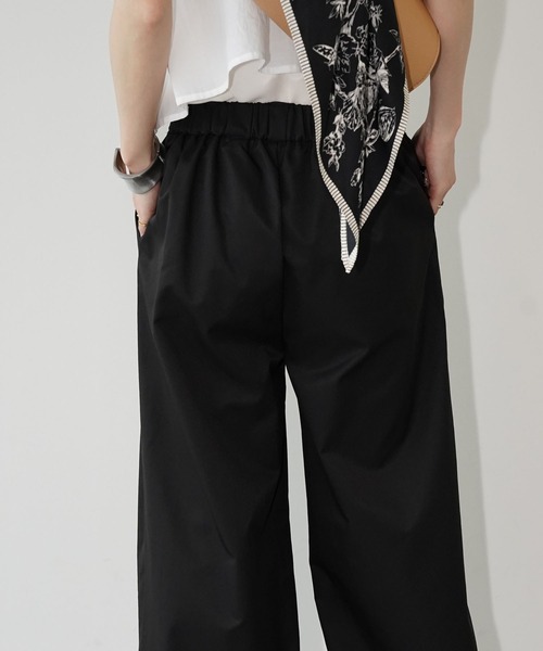 chuclla(チュクラ)の「ボリュームタック ワイドパンツ chw26s218(その他パンツ・レディース・ホワイト/ブラック・S/M/L)」の14枚目の写真