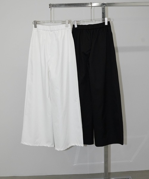 chuclla(チュクラ)の「ボリュームタック ワイドパンツ chw26s218(その他パンツ・レディース・ホワイト/ブラック・S/M/L)」の6枚目の写真