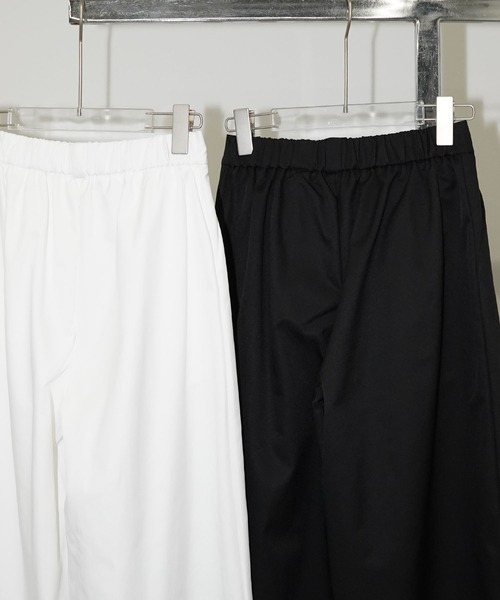 chuclla(チュクラ)の「ボリュームタック ワイドパンツ chw26s218(その他パンツ・レディース・ホワイト/ブラック・S/M/L)」の9枚目の写真