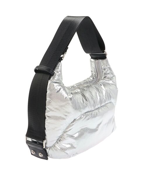 UN3D.（アンスリード）の「2WAY ROUND BAG / 2ウェイラウンドバッグ（ショルダーバッグ・レディース・シルバー/ブラック・FREE）」の13枚目の写真